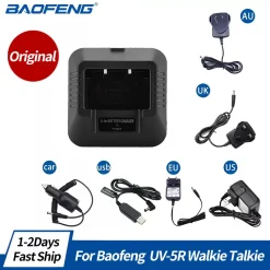 Baofeng UV-5R Charger: Fast USB & Car Battery Charging for UV-5R DM-5R Plus Walkie Talkies