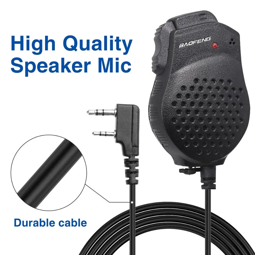 Baofeng UV-82 Dual PTT Speaker Mic – Enhanced Audio for UV-8D & BF-UV82 Walkie Talkies - Image 5