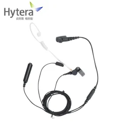 Hytera EAN18 Three Wire Transparent Tube Monitoring Earphones, Suitable for HP600, PD780, Walkie Talkie