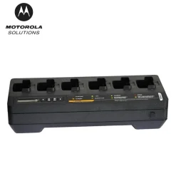 Motorola-Original Walkie Talkie Charger, 6 Way Charger, Multiple Charging and Discharging, PMPN4406, Suitable for MTP3550