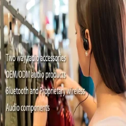 MOTOROLA C-type earphones for walkie-talkie, replacement earphones, model dgp8550e, 5550e, dgp4100, replace pmln6129 (pmln7565)