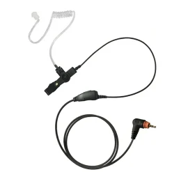 Motorola Acoustic Tube Surveillance Earpiece Headset, SL300, SL500, SL7550, SL8550e, SL1K, 2 Way Radio PU Material, PMLN7158
