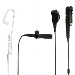 Motorola 2-Wire Surveillance Earpiece Headset, Acoustic Air Tube for MOTOROLA XPR3300e XPR3500e, Two Way Radio, Walkie Talkie, PMLN7269