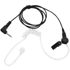 Motorola Wire Surveillance Kit with Translucent Tube, In-line Microphone and PTT Earpiece for MOTOTRBO XPR7000 XPR3000 XPR6500, NNTN8459