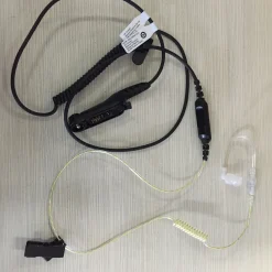 Original PMLN8341 headset for Motorola R7 walkie-talkie, single wire transparent tube headset